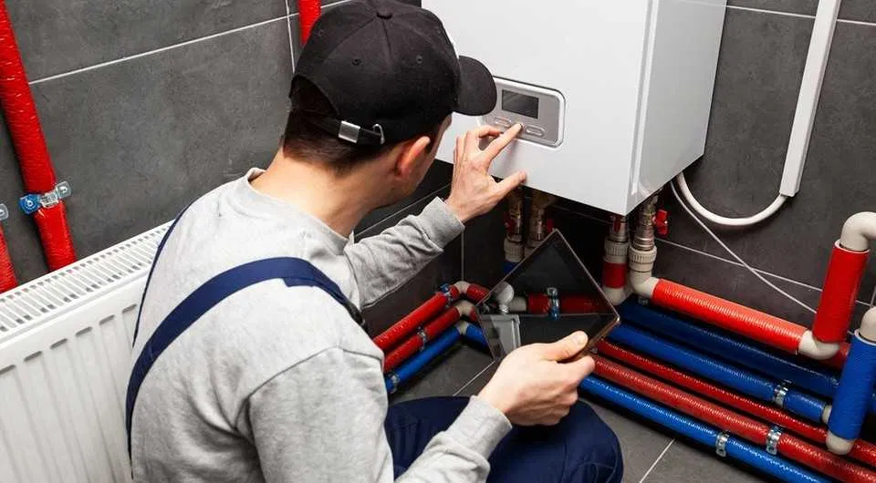 professional heating system installation