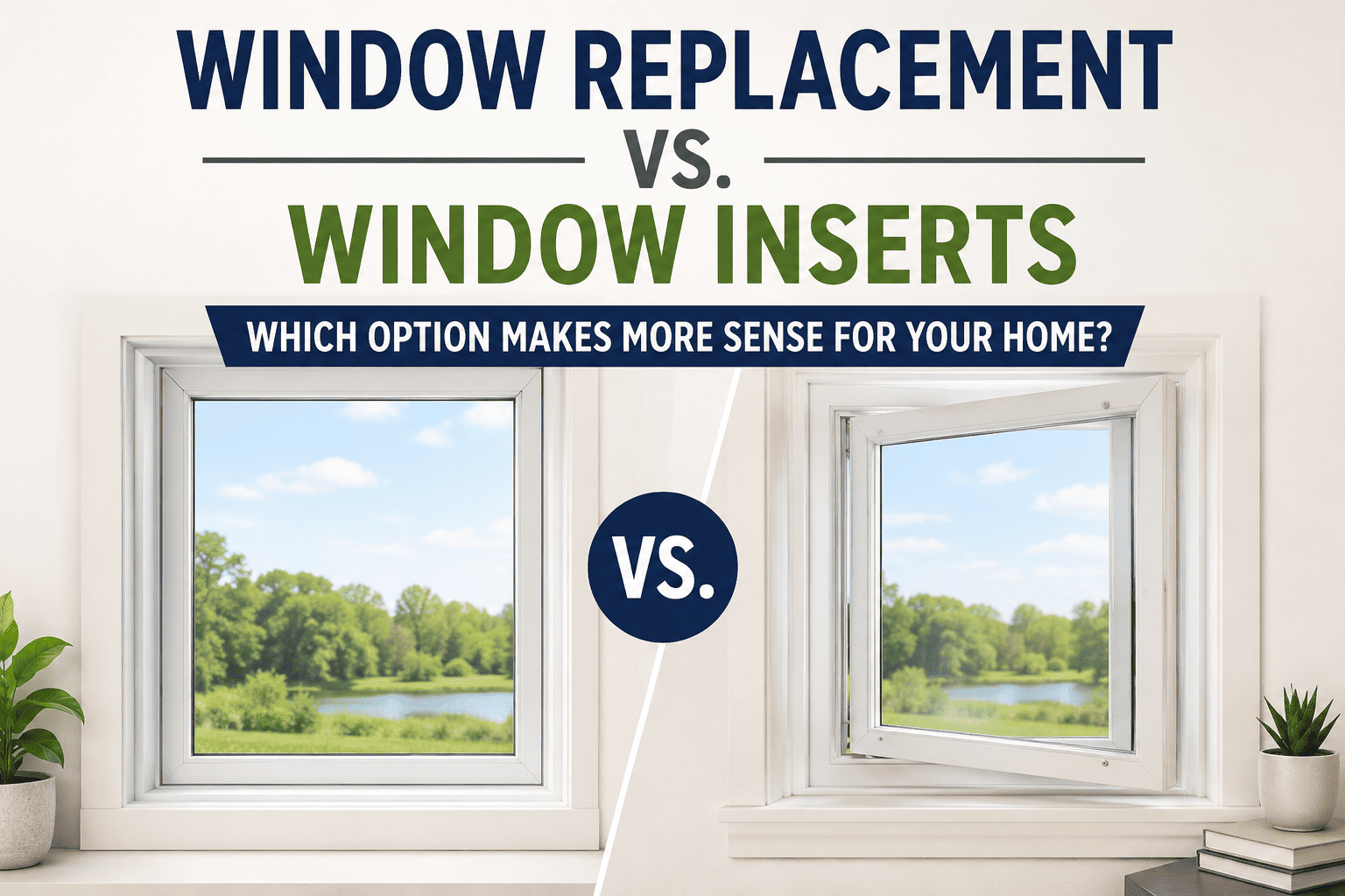 Window Replacement vs. Window Inserts Which Option Makes More Sense for Your Home
