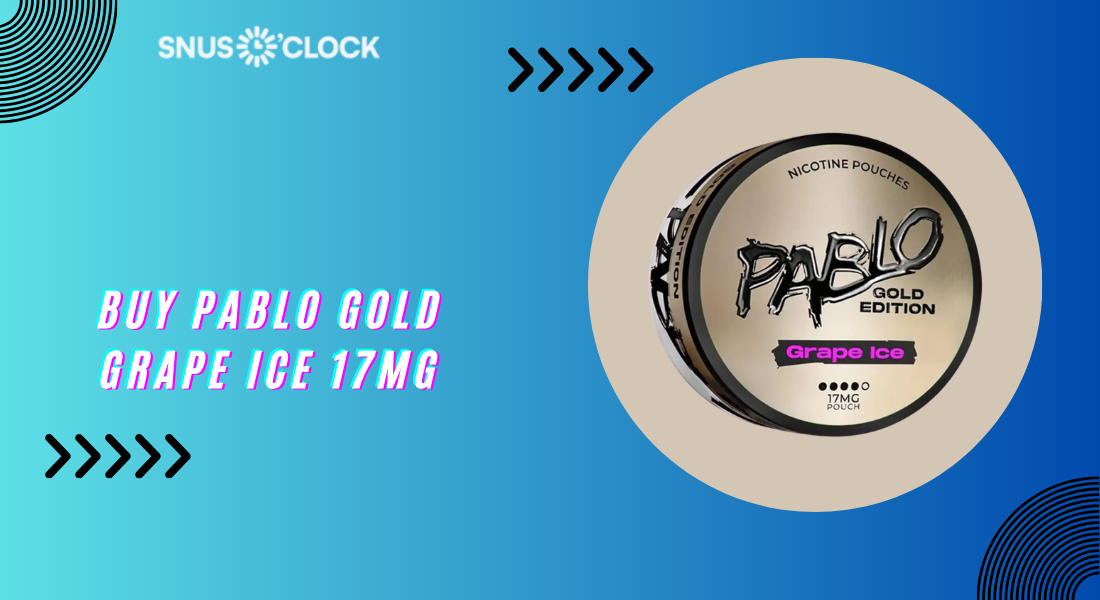 Buy PABLO GOLD Grape Ice 17mg