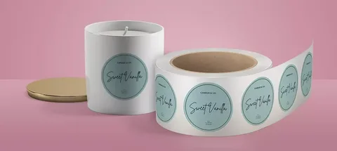 Custom Circle Roll Labels